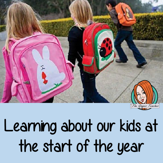 The importance of an 'all about me' activity