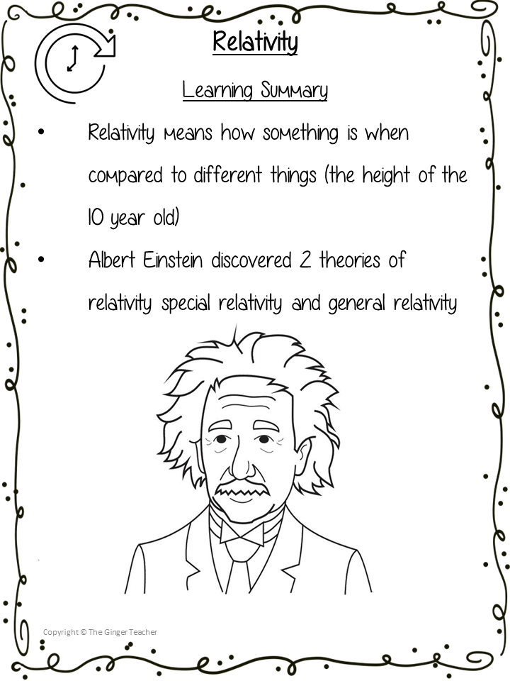 Relativity Science Workbook