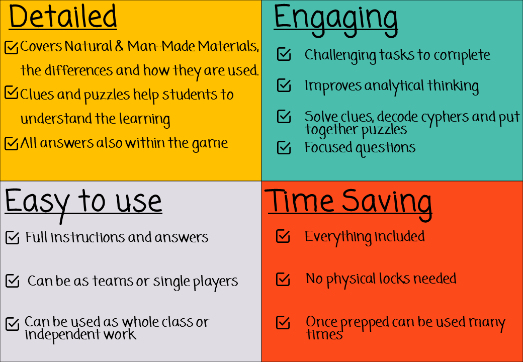 science-materials-lesson