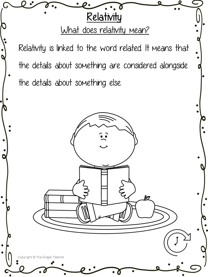 Relativity Science Workbook