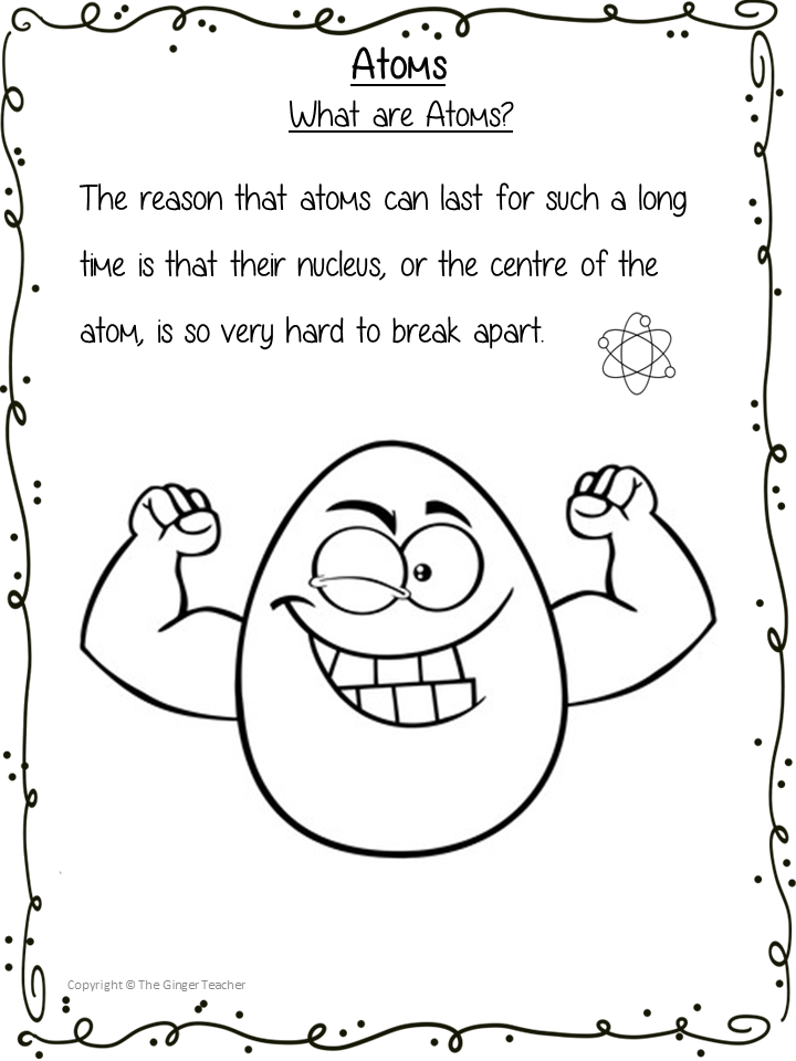 Atoms Science Workbook