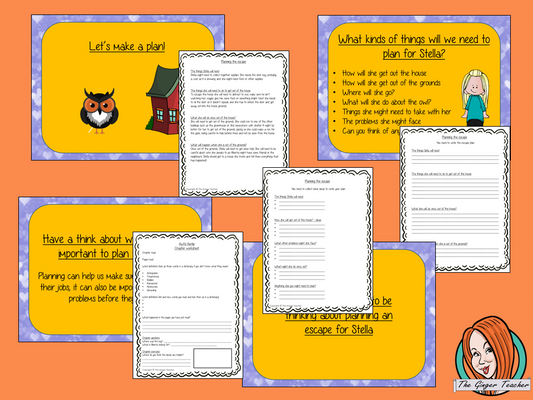 Writing a plan Complete English Lesson on Awful Auntie by David Walliams. Teachers will get full resources and plans for teaching school children to write story plans in the classroom. There is a PowerPoint to explain the activity and then practice independently. There is also a short chapter summary sheet for kids to reflect on the chapter read and share their ideas. #lessonplans #bookstudy #teachingideas #readingactivities #awfulaunty #davidwalliams