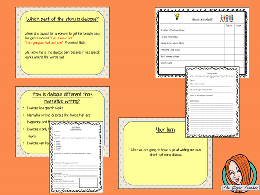 Complete Lesson Writing Dialogue – Awful Auntie