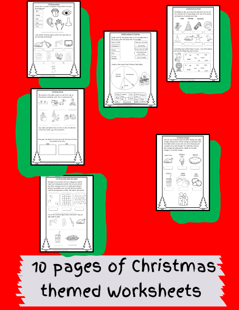 Christmas Science Workbook