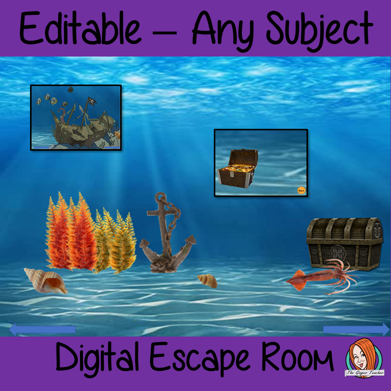 Editable Digital Escape Room