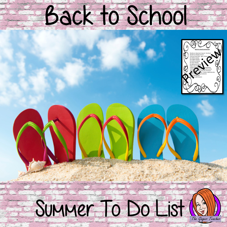 Back to School Complete Summer To-Do List