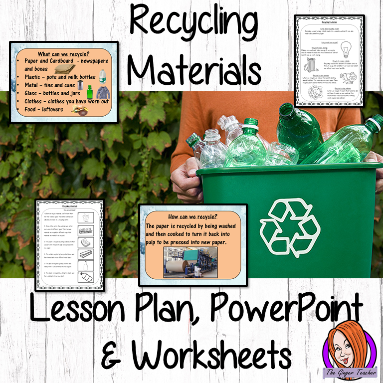 Recycling Materials - Complete Lesson – The Ginger Teacher