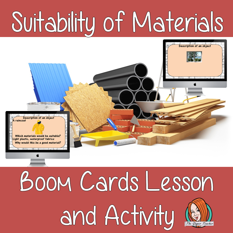Suitability of Materials - Boom Cards Digital Lesson