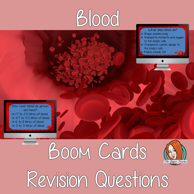 Blood Revision Questions This deck revises children’s knowledge of Blood. There are multiple choice revision questions to check children’s understanding. These question cards are self-grading and lots of fun!
