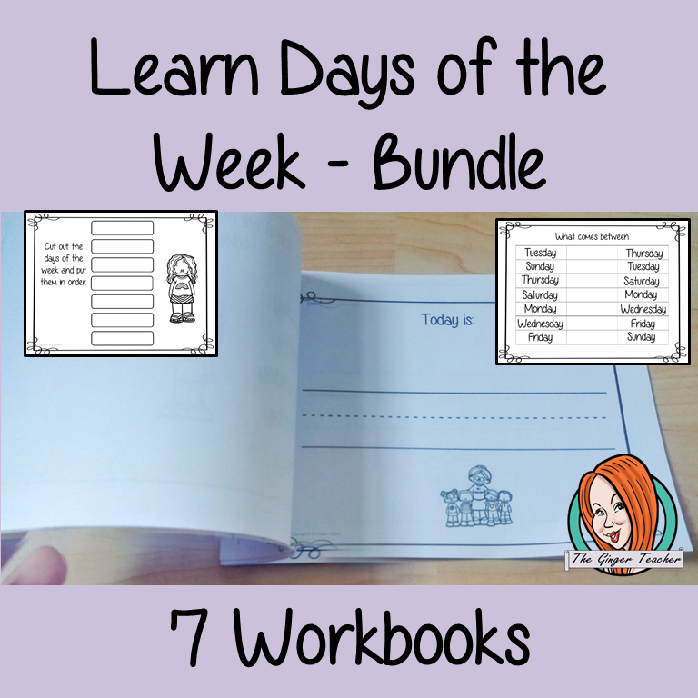 Days of the Week Pre-School Activities - Bundle