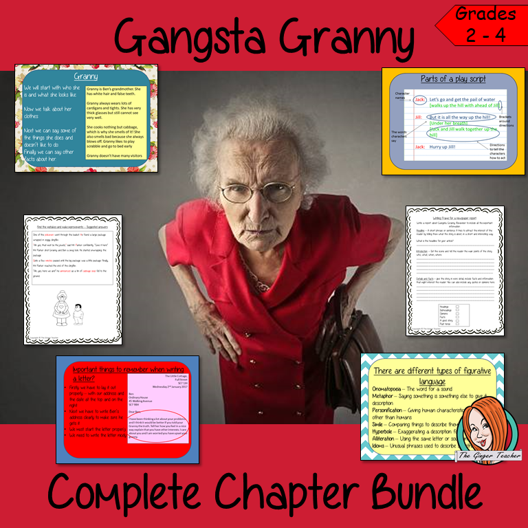 Gangsta Granny Lesson Bundle The Ginger Teacher Gangsta Granny Lesson Bundle The Ginger Teacher