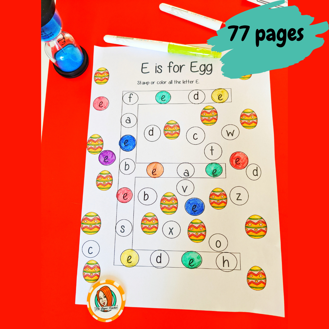 Spring Themed Letter Recognition and Beginner Sounds