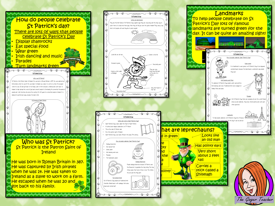 St Patrick’s Day - PowerPoint and Worksheets