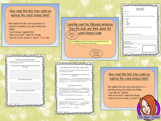 Making Exciting Word Choices; Complete Lesson – Gangsta Granny