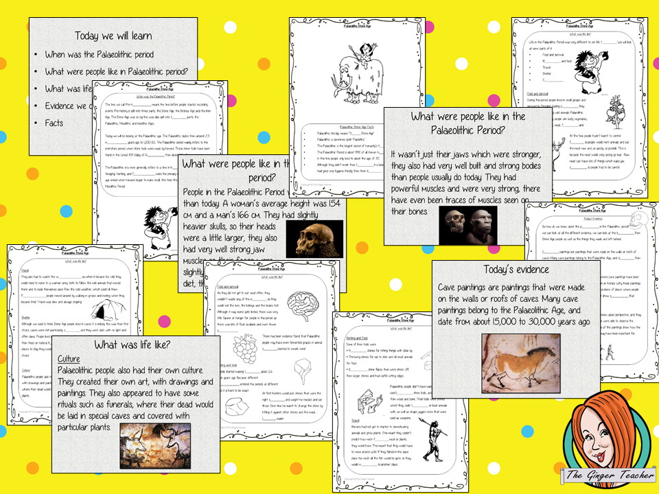 Palaeolithic Stone Age Lesson