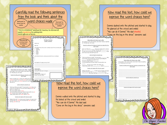 Making Exciting Word Choices; Complete Lesson – The Boy in the Dress