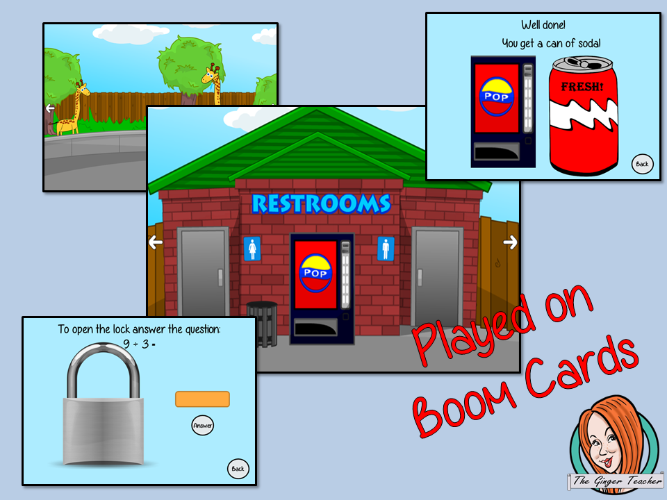 Division Grouping Escape Room Boom Cards