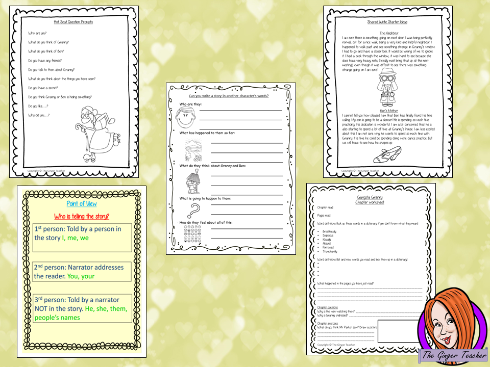 Point of View Narrative Writing  – Gangsta Granny