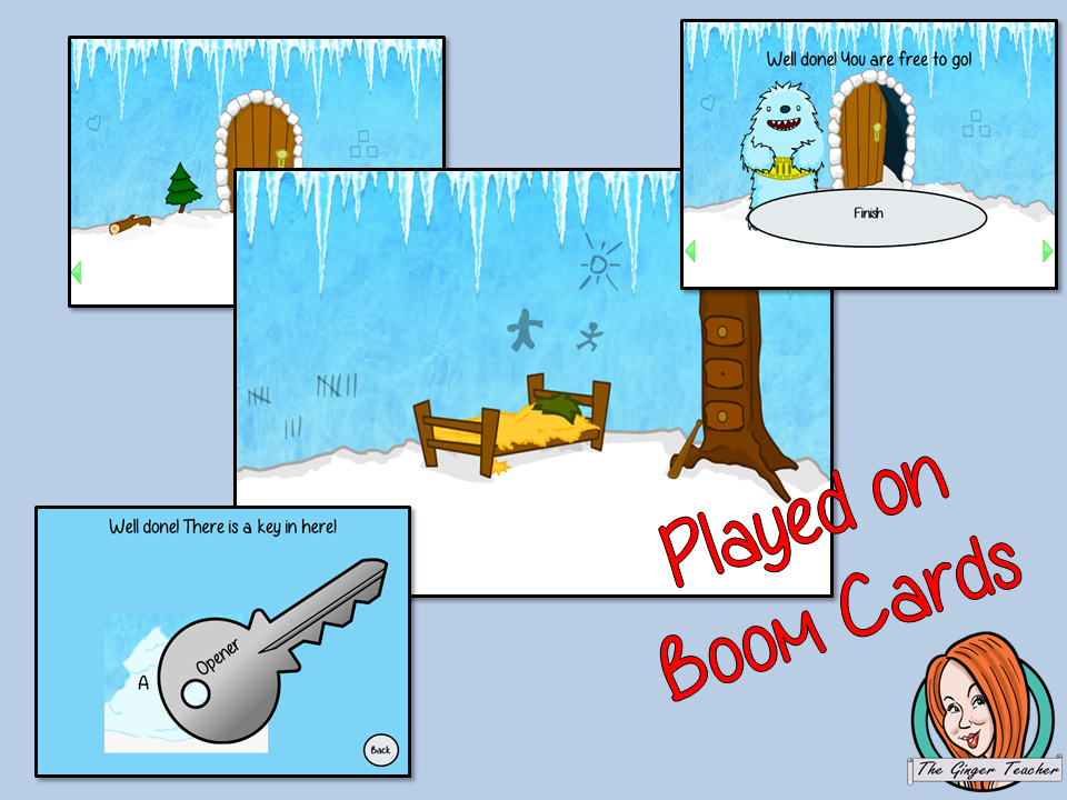 Long Division Escape Room Boom Cards