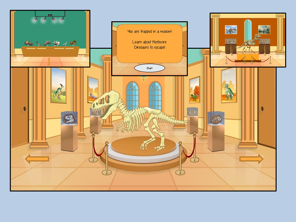 Herbivore Dinosaurs Digital Escape Room