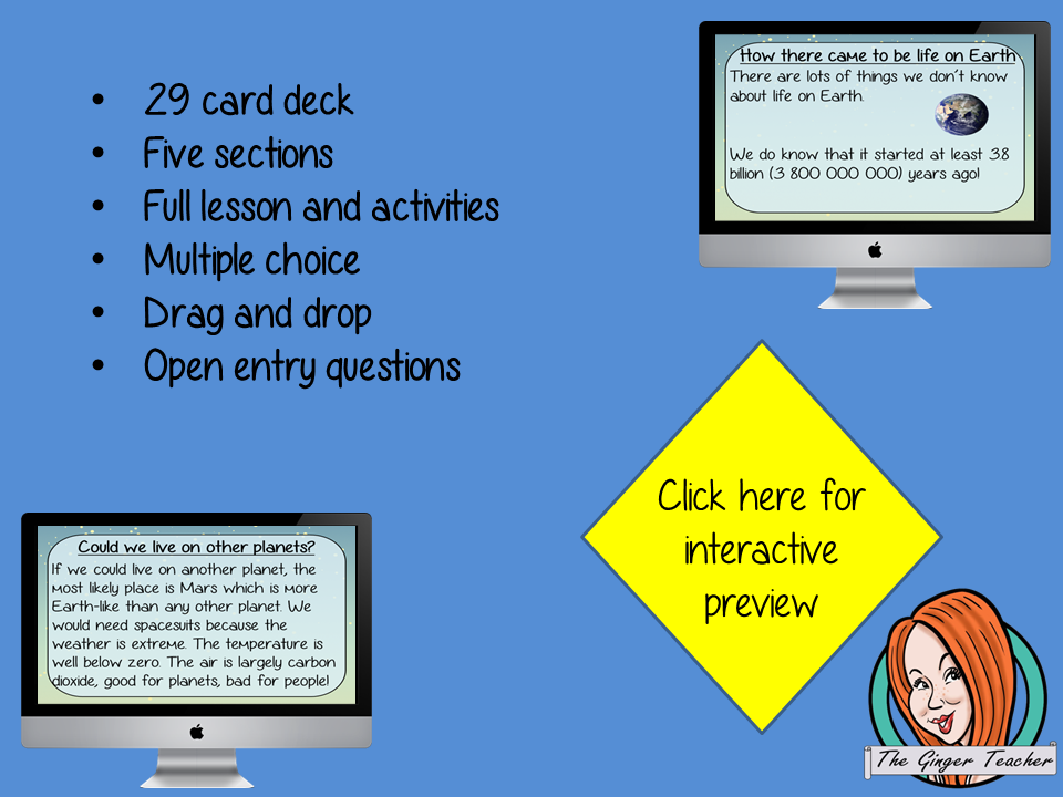 Why Life on Earth - Boom Cards Digital Lesson