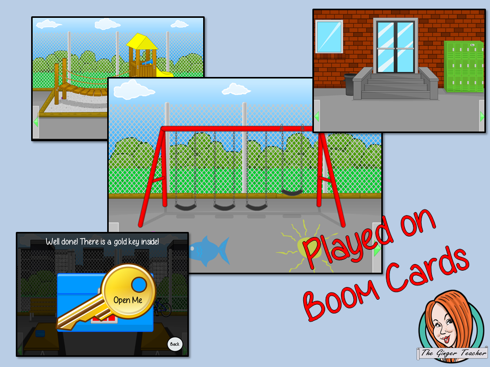 Division Word Problems Escape Room Boom Cards