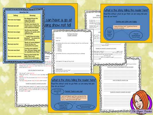 The Boy in the Dress – Using Show not Tell in Writing - Complete Lesson