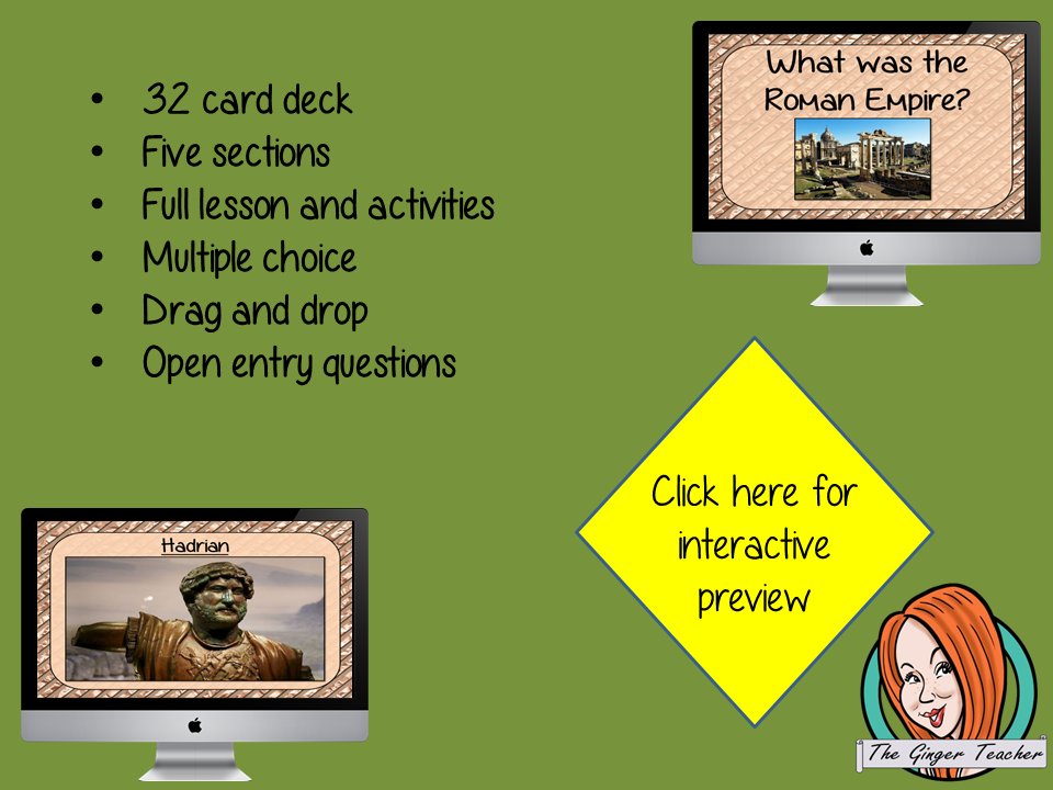 Roman Empire - Boom Cards Digital Lesson