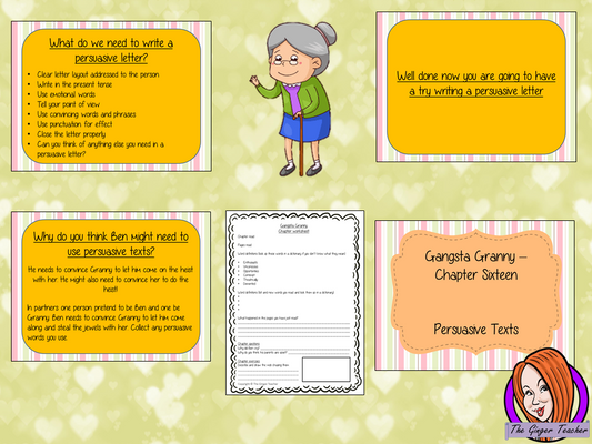 Writing Persuasive Texts Complete Lesson – Gangsta Granny