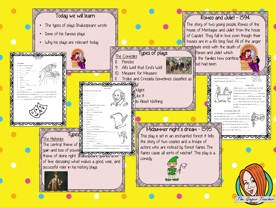 Shakespeare’s Plays Complete Lesson