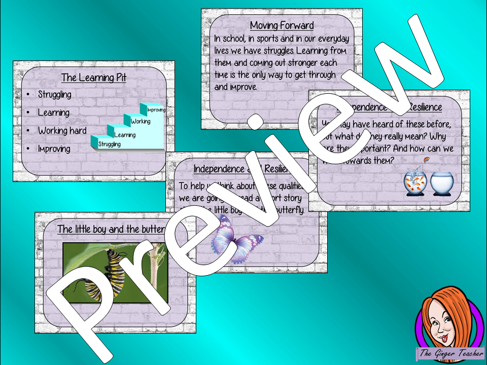Resilience and Independence Assembly PowerPoint This download includes a fun and interesting 21 slide PowerPoint presentation for your assembly. This assembly teaches children to think about growth mind set, encourages them to use the learning pit and helps kids to use their struggles to improve. #assembly #backtoschool #courage #learning
