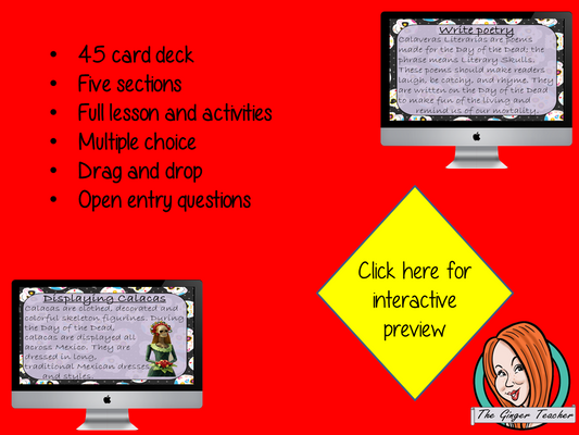 Day of the Dead - Boom Cards Digital Lesson