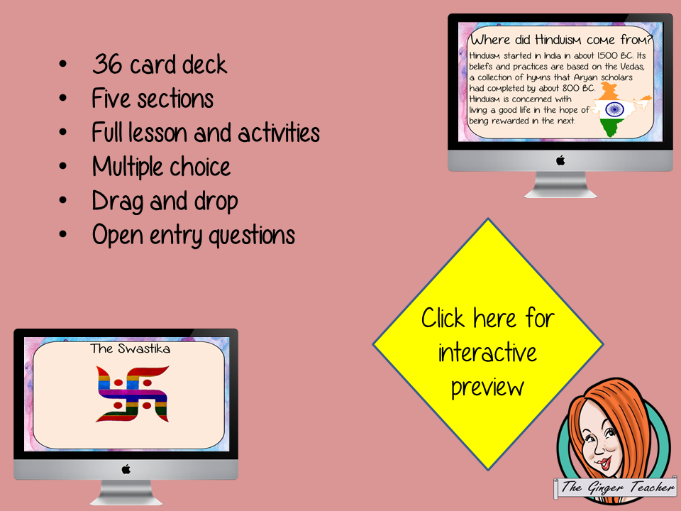 Hinduism - Boom Cards Digital Lesson