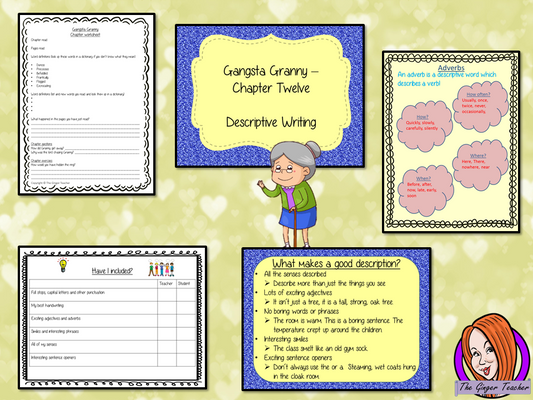 Writing Descriptive Texts Lesson – Gangsta Granny