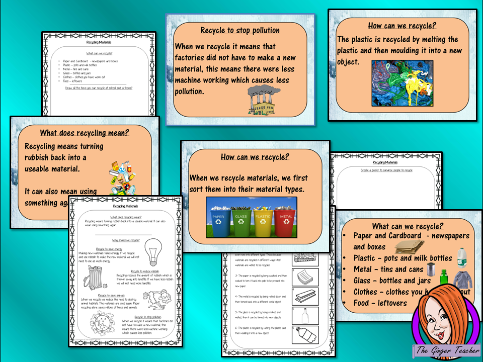 Recycling Materials - Complete Lesson