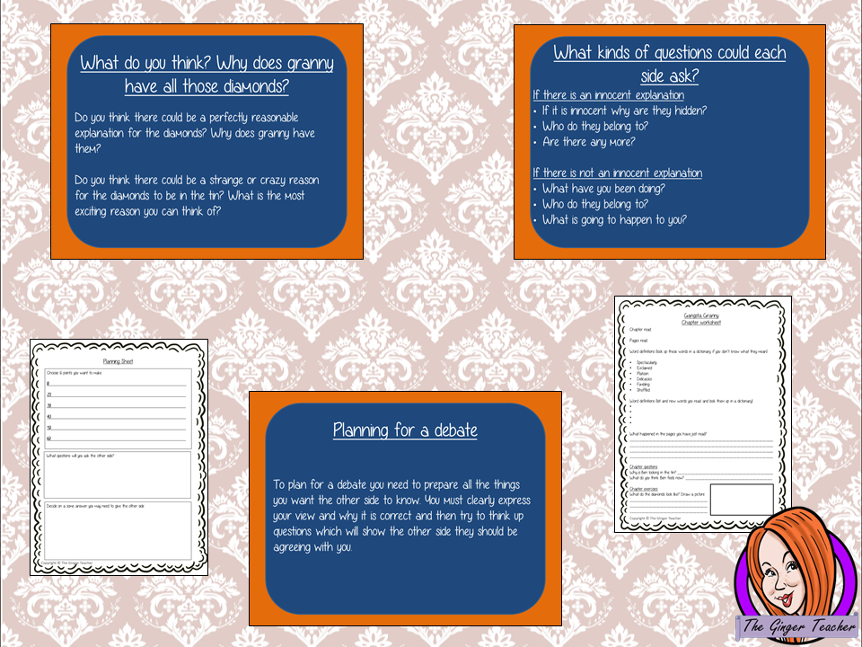 Speaking and Listening Debate Lesson  –  Gangsta Granny