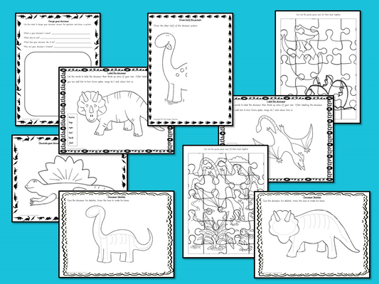 Dinosaur Themed Independent Creative Work