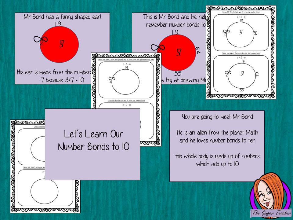 Teach Number Bonds to Ten – PowerPoint and Worksheets