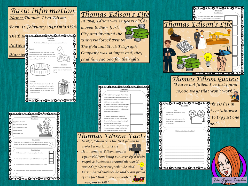 Thomas Edison Lesson