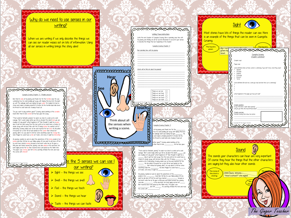 Gangsta Granny Senses in Narrative Lesson