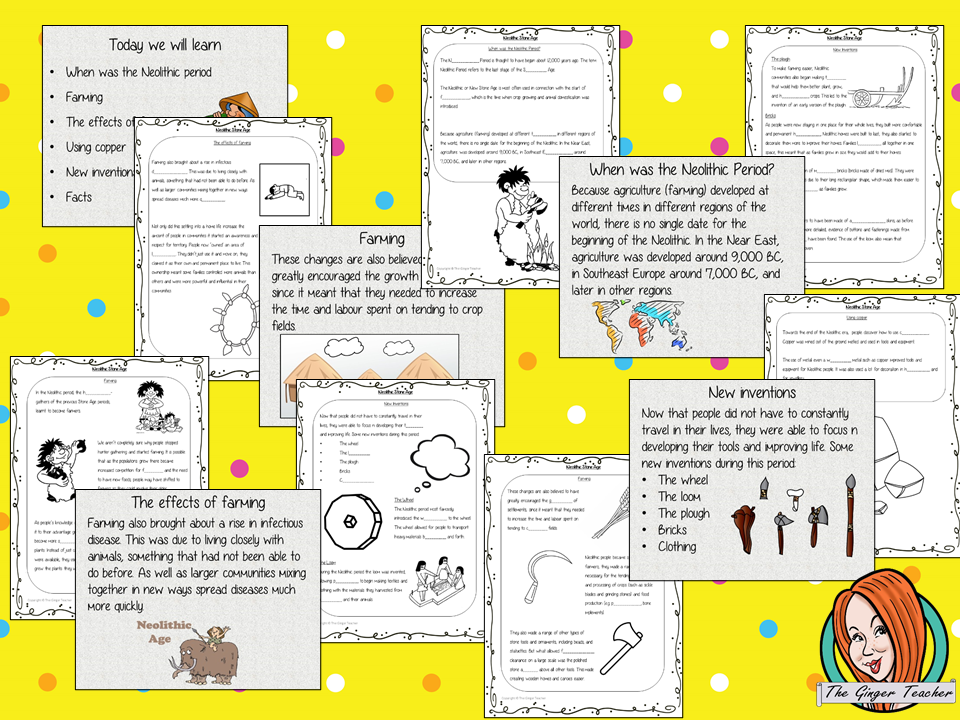 Neolithic Stone Age Lesson