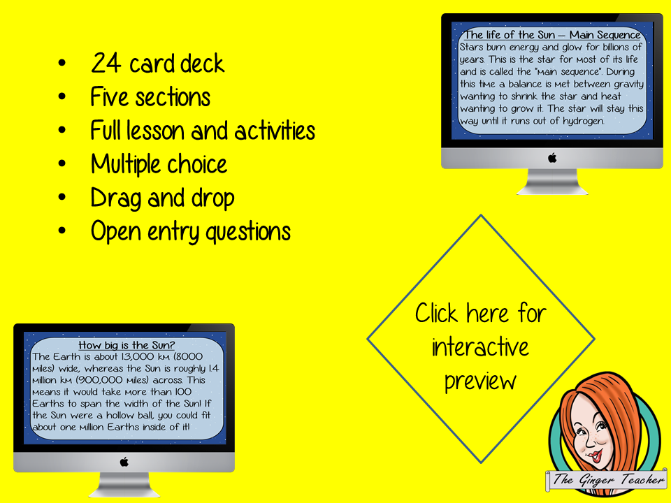 The Sun - Boom Cards Digital Lesson