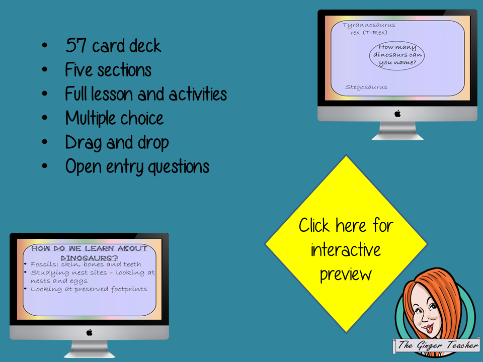 Dinosaurs - Boom Cards Digital Lesson