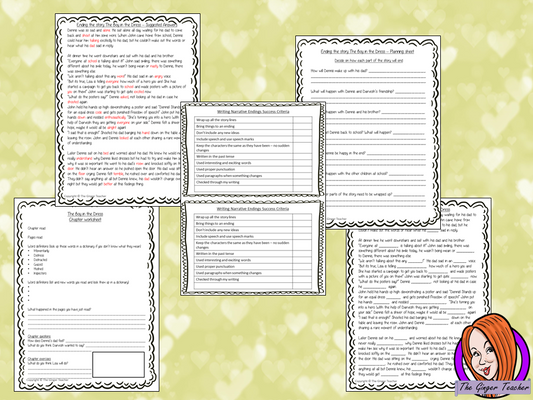 The Boy in the Dress – Writing a Narrative Ending - Complete Lesson