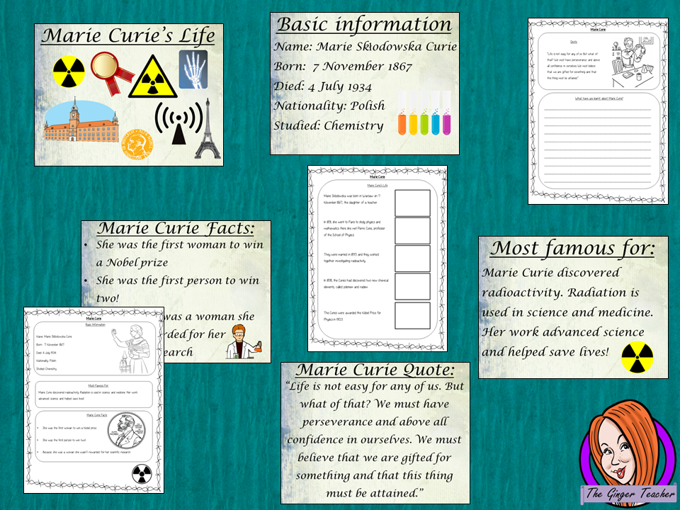 Marie Curie Lesson