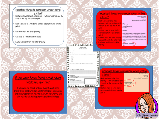 Letter Writing Complete Lesson – Gangsta Granny