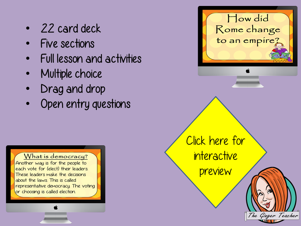 Roman Emperors - Boom Cards Digital Lesson