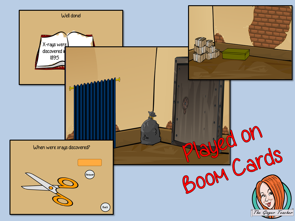 Radiation Science Escape Room Boom Cards