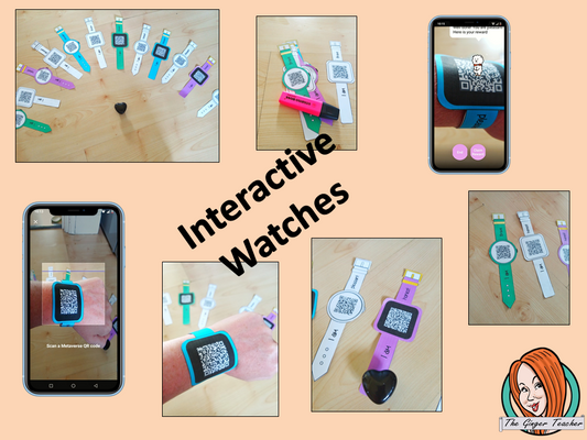Character Traits Reward watches (Brag Tags) download the free Metaverse AR app Scan the code and a fun character will appear to congratulate the kids! Each tag has AR reward that the children collect also the option to take a reward selfie these reward watches can be printed and used in your classroom to encourage good character traits. They are great to give out to the children to create a fun classroom environment. #bragtags #rewardtag #awardtags #backtoschool