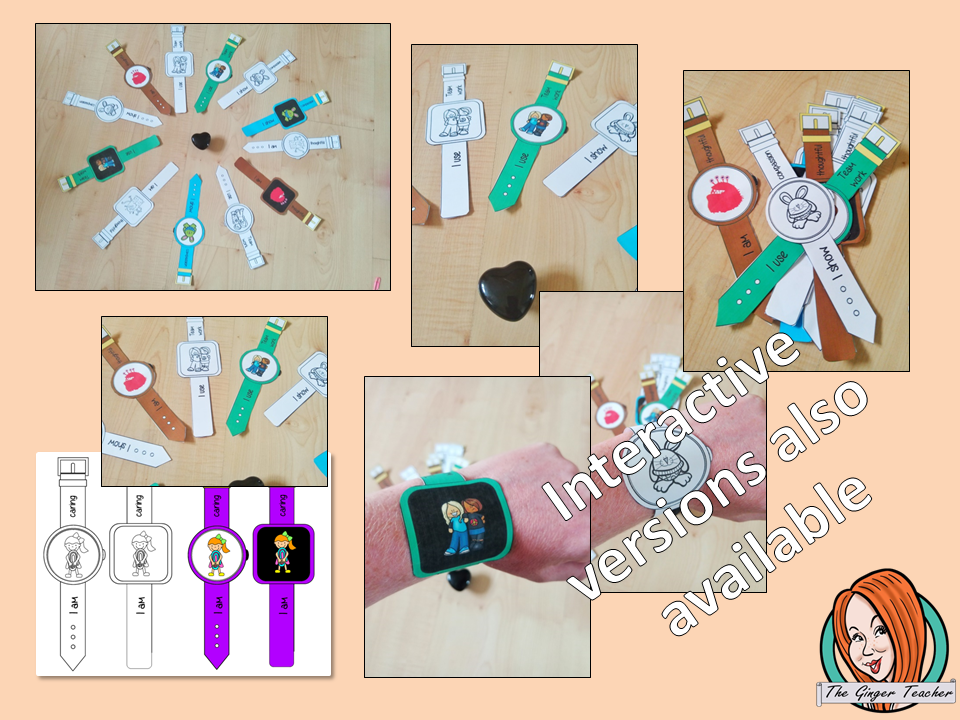 Character Traits Reward Watches set 2 Give you class something to brag about! These reward watches can be printed and used in your classroom to encourage good character traits. They are great to give out to the children to create a fun classroom environment. There are 4 different designs of each watch, 2 round faces and 2 square, smart-watch designs. This download includes 15 different reward watches #bragtags #rewardtag #awardtags #backtoschool